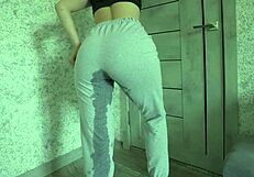 Free Petite 18+ Teen Desperation Pee in Homemade Video