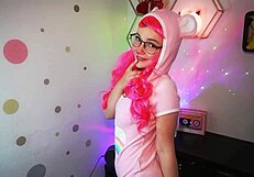 petite cosplay step-sister enjoys oral and facial