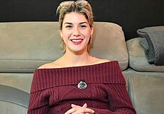 lyla masturbates with her favorite toy in private