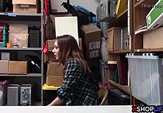 sexy busty teen fucked hard by mall cop big tits blowjob ass!