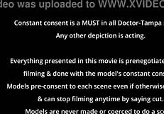 tampa university girl yesenia sparkles spreads in shower entrance physical backstage