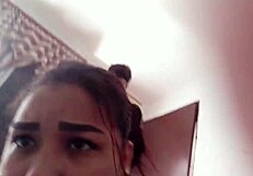 Colombian teen's big bouncing tits jiggle wildly in homemade doggystyle pounding