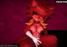 FAP TO FRENNIS FEXA'S HOT FOOTJOB AND MASSIVE CUMSHOT!