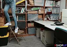 sexy busty teen fucked hard by mall cop big tits blowjob ass!