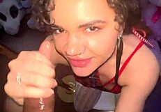 Curly nympho begs 'face fuck me then cum Flaxk!'