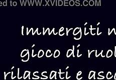 italian femdom mistress dominates university slave with face fucking feet licking ep1