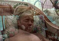 Melissa horny milf in lingerie heels rides monster cock deepthroat doggystyle cum in mouth outdoor