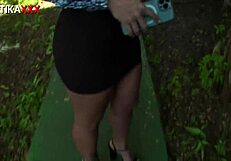 Naughty backstage temptress eduarda grazel bares curvy latina secrets