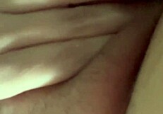 blonde bbw wife spreads fat pussy lips and masturbates solo