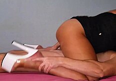 He pumps cream into big-ass neighbor as cuckold cashes in