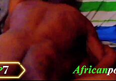 Hairy Wet Ebony Pussy Licked Missionary Fucked Doggystyle by Big Black Cock