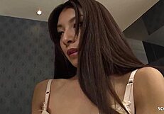 Skinny japanese virgin begs neighbor old man to fuck creampie her tight pussy!