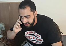 Cheating latina milf fucks huge cock behind husband's back creampie mess.