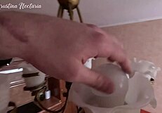 Neighbor Sucks Big Cock Fixing Light Bulb