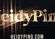 Heidy pino colombian teen model strips athletic body teasing big natural tits