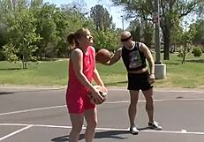 Longtime friends explore first lesbian sex licking shaved clits outdoors in shared passion