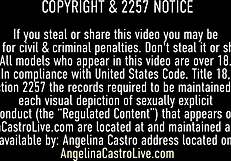 Curvy Latina Angelina Castro Joins Roberta Gemma's Boyfriend for BBW Threesome Share