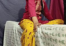 Indian Aunty Surrenders Huge Oiled Ass to Young Boy's Relentless Pounding Domination