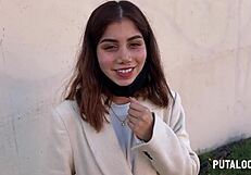 hot latina marina gold caught sucking cock on street then fucked doggystyle