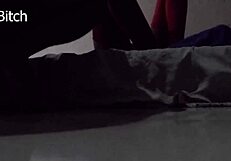 Hidden Cam Catches Muscular African Bodybuilder Dominating Skinny Legs Full Sex