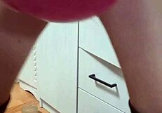 Mistress elza kom rips clothes for huge ass worship in cage domination