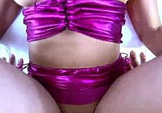 Petite big tits latina takes creampie pounding after school missionary