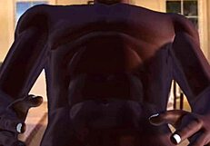 Huge cock blowjob unloads massive cumshot