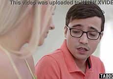 Busty Bunny Madison's piano lessons turn into hardcore student tit-fuck frenzy!