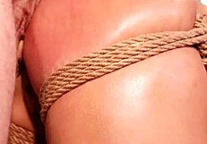 Bound Hottie's Gangbang Tease