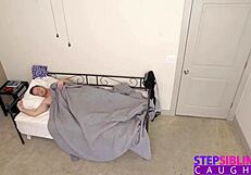 oh man, my horny stepsister just grabs my big cock and rides it hard