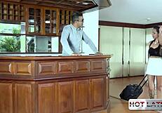 Hot Latina Begs Instructor for Intense Fuck