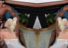 Two Curvy Milf Sluts Deepthroat Big Black Cocks ATM Anal Creampie Threesome Double BJ