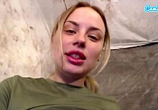 Blonde Horny College Slut Fingers Pussy And Fucks Herself To Orgasm On Cam