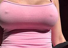 Big Tits Milf Artemisia Love Bounces Her Juicy Horny Nipples Outdoors!