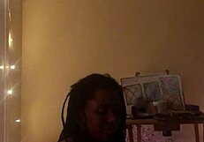 Homemade Ebony Slut Sucks Black Cock Like a Pro!