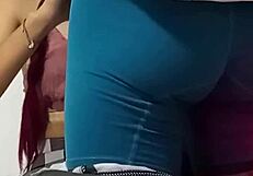 i rip stockings cum twice in teacher's tight married pussy