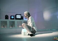 Blonde Babe Eyes Crazy Doctor Milf Riding Two Cocks Cowgirl Style