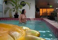 Vicky Vette's Big Tits Pussy Lips Licked in Milf Lesbian Play