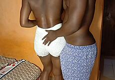 african ebony teen bent over doggystyle rough monster cock tight pussy quickie