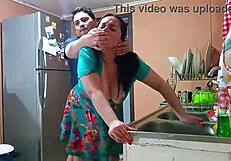 amateur couple dives into passionate kitchen sex adventure