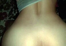 amateur puta fights boyfriend then creampies on my monster cock bed