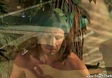 i couldn't resist groping her mature body during that intense anal massage