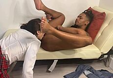 damn that creampie shoulda filled her up after ass licking and doggystyle!