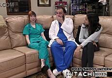 Ditria Rose Freshman Mandatory Hitachi Vibrator Orgasm POV Behind Scenes Roleplay Gloves Humiliation Moaning