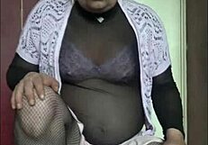 crossdresser's ass fucked hard before deepthroat cumshot