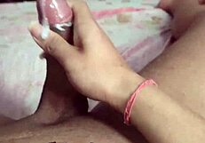 wanna watch this shemale doll squirt then cum in your mouth too?