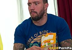 Josy Black and Stacy Cruz, ever thought of watching ebony and brunette lick pussies in hot threesome?