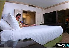 Fuck Doll Babysitter Swallows Big Cock for Pay Raise Bent Over Doggystyle