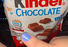 yo this kinky arabian snowwhite teen stuffs chocolate in her virgin pussy masturbating hard