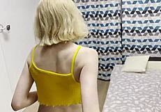 teaser student got fucked hard by tricky tutor in kitchen 😏